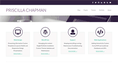 Desktop Screenshot of priscillachapman.com